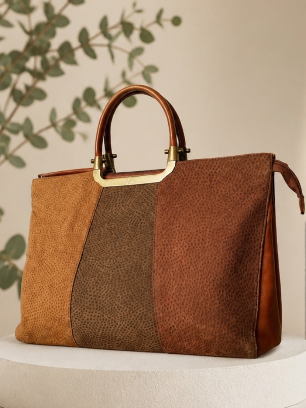 Leather bag made in Argentina